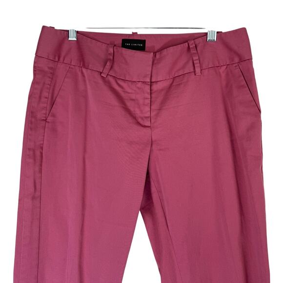 The Limited Drew Fit Dusty Rose Pink Medium Waist Capri Career Pants Size 8/10 - Picture 2 of 8